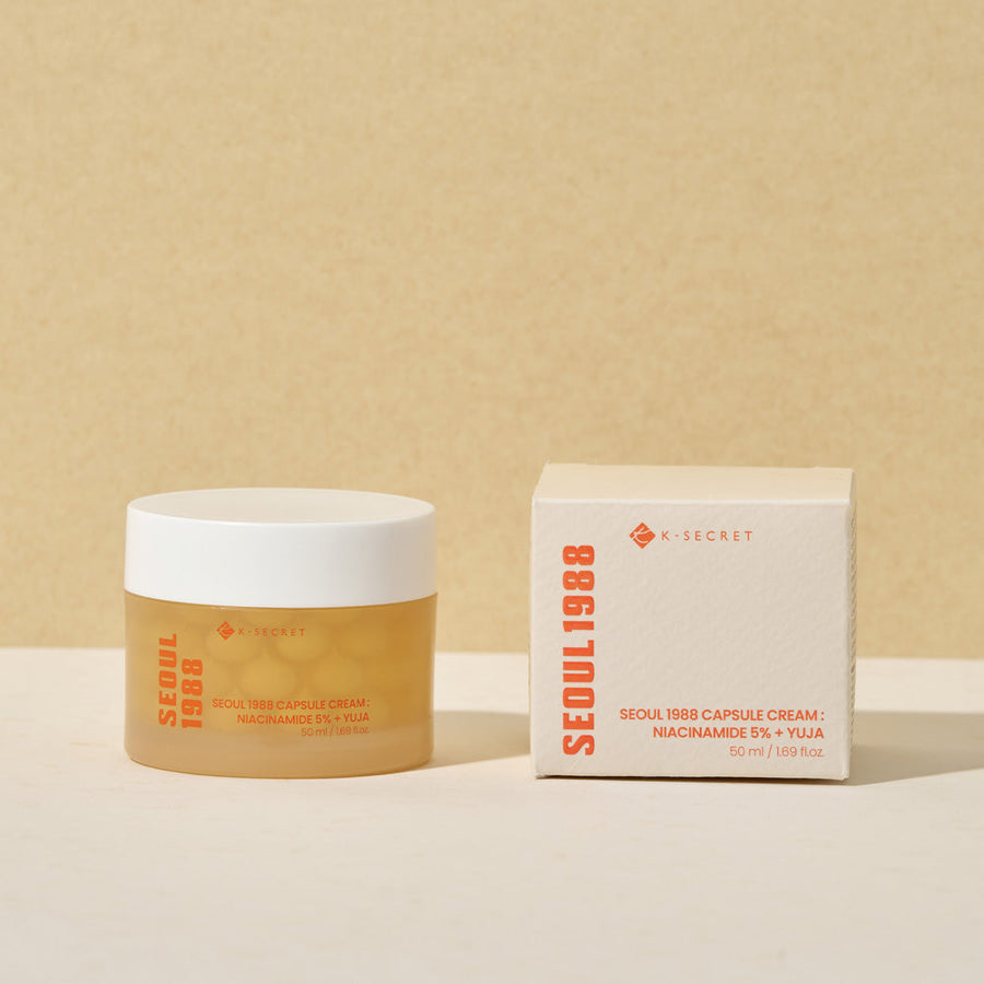 K-SECRET SEOUL 1988 CAPSULE CREAM : NIACINAMIDE 5% + YUJA