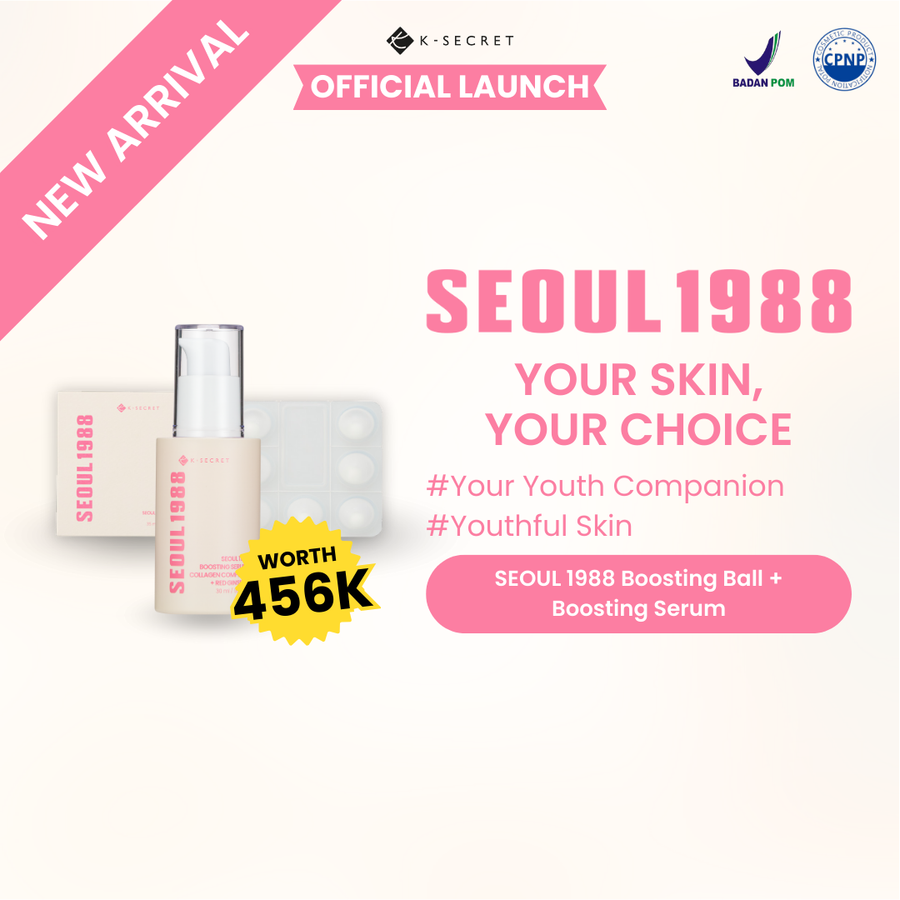 K-SECRET SEOUL 1988 YOUR SKIN, YOUR CHOICE SET (Boosting Ball + Retinal/Glow/Boosting Serum)