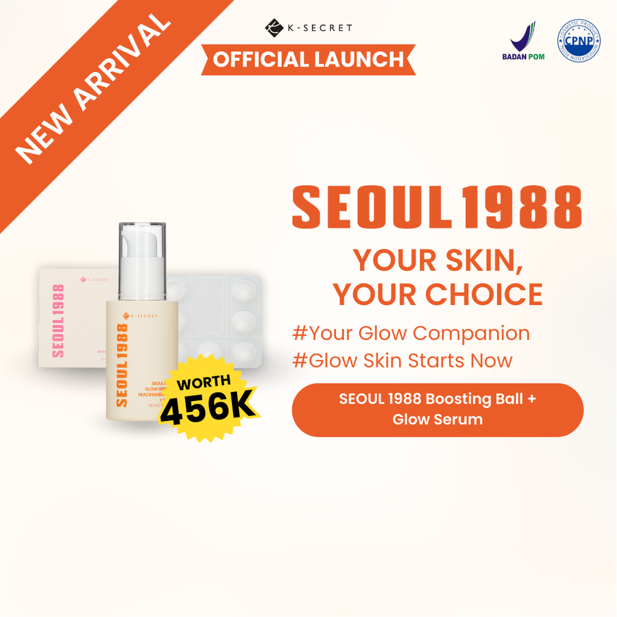 K-SECRET SEOUL 1988 YOUR SKIN, YOUR CHOICE SET (Boosting Ball + Retinal/Glow/Boosting Serum)