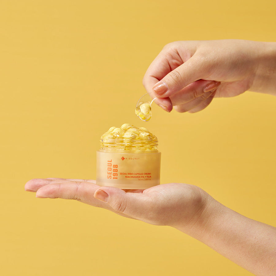 K-SECRET SEOUL 1988 CAPSULE CREAM : NIACINAMIDE 5% + YUJA