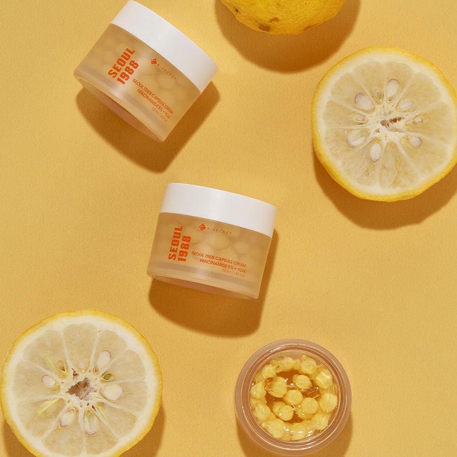 K-SECRET SEOUL 1988 CAPSULE CREAM : NIACINAMIDE 5% + YUJA