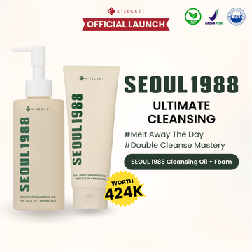 K-SECRET SEOUL 1988 CLEANSING DUO SET (Cleansing Oil + Cleansing Foam)